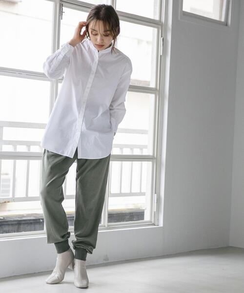 FEELING MADE（フィーリングメイド）の「FEELING MADE ストレッチマイクロフリース ジョガーパンツ <UNISEX>（スウェットパンツ・レディース・ブラック/オリーブ・SMALL/MEDIUM/LARGE）」の10枚目の写真