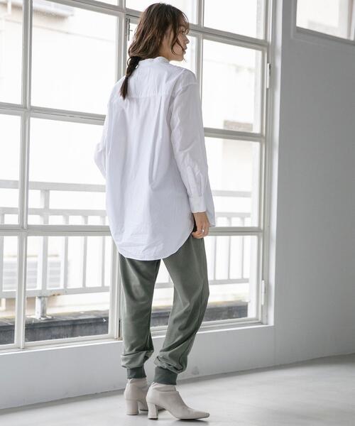 FEELING MADE（フィーリングメイド）の「FEELING MADE ストレッチマイクロフリース ジョガーパンツ <UNISEX>（スウェットパンツ・レディース・ブラック/オリーブ・SMALL/MEDIUM/LARGE）」の11枚目の写真