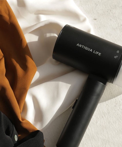 antiqua（アンティカ）の「折り畳み式高圧衣料スチーマー（生活家電・レディース・ブラック・FREE）」の3枚目の写真