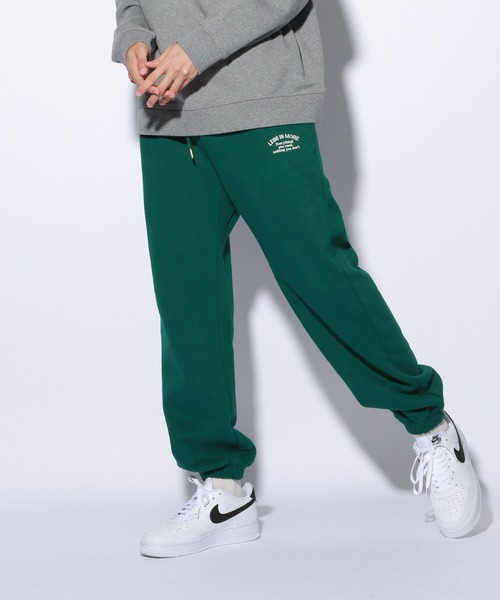 PBLIM（ページボーイリム）の「【PAGEBOYLIM】ウラキモウルーズパンツ（スウェットパンツ・レディース・グリーン/ブルー/杢グレー/クリーム・FREE）」の11枚目の写真