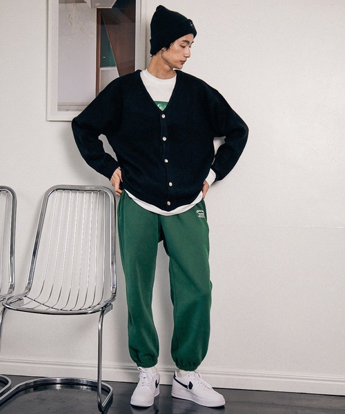 PBLIM（ページボーイリム）の「【PAGEBOYLIM】ウラキモウルーズパンツ（スウェットパンツ・レディース・グリーン/ブルー/杢グレー/クリーム・FREE）」の7枚目の写真