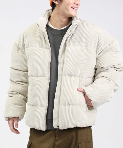 Right-on（ライトオン）の「コーデュロイ中綿ブルゾン（ダウン