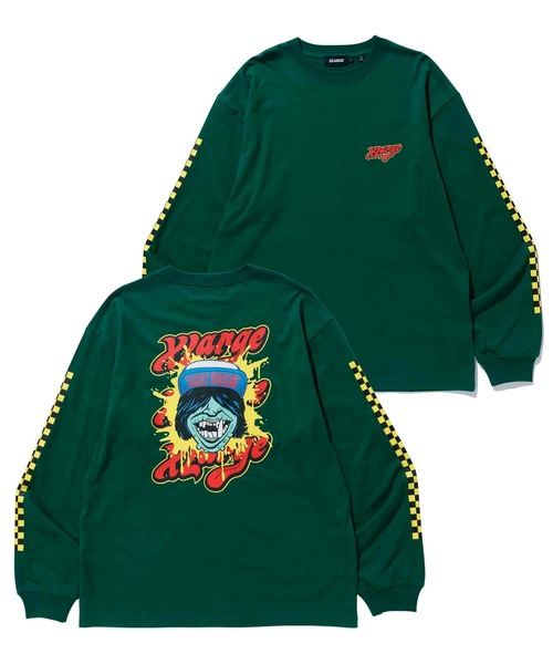 XLARGE（エクストララージ）の「WORKING DEAD L/S TEE（Tシャツ/カットソー・メンズ・ホワイト/グリーン/ブラック・M/L/S/XL）」の3枚目の写真