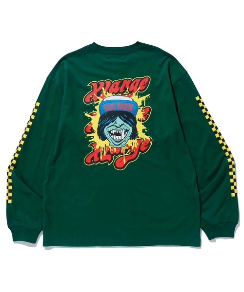 XLARGE（エクストララージ）の「WORKING DEAD L/S TEE（Tシャツ/カットソー・メンズ・ホワイト/グリーン/ブラック・M/L/S/XL）」の11枚目の写真