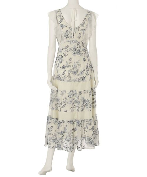 MERCURYDUO（マーキュリーデュオ）の「カラーエンブロイダリーロングワンピース（ワンピース・レディース・ブラウン/オフホワイト/ベージュ・SMALL/MEDIUM）」の17枚目の写真