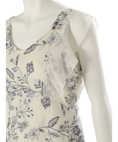 MERCURYDUO（マーキュリーデュオ）の「カラーエンブロイダリーロングワンピース（ワンピース・レディース・ブラウン/オフホワイト/ベージュ・SMALL/MEDIUM）」の21枚目の写真