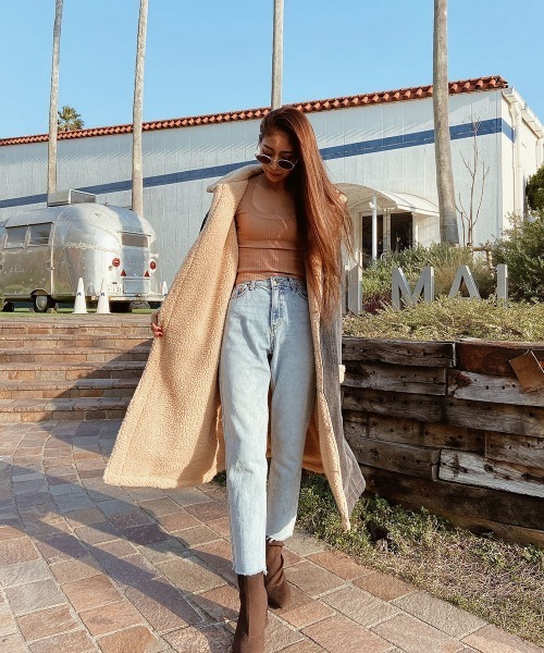 esutoreja（エストレジャ）の「タイトリブニットトップス（ニット/セーター・レディース・ホワイト/ブラック/ブルー/ベージュ・FREE）」の9枚目の写真