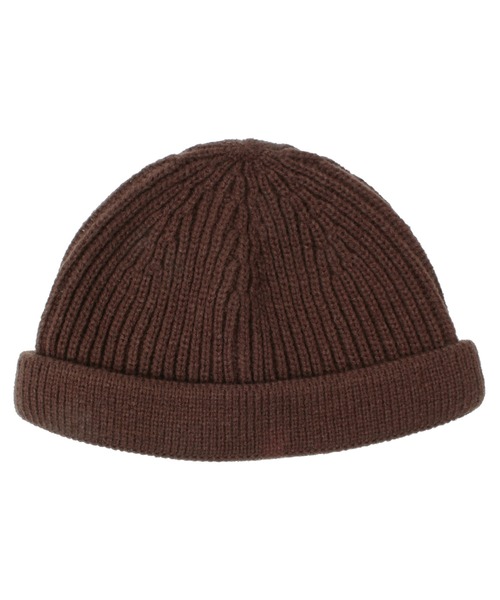 RIVER UP（リバーアップ）の「RIVER UP SHORT ROLL WATCH / リバーアップ ショートロールワッチ（ニットキャップ/ビーニー・メンズ・ブラック/ブラウン/オリーブ/オレンジ/グリーン/アイボリー/ダークグレー/マスタード・ONE SIZE）」の4枚目の写真