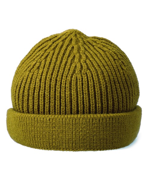 RIVER UP（リバーアップ）の「RIVER UP SHORT ROLL WATCH / リバーアップ ショートロールワッチ（ニットキャップ/ビーニー・メンズ・ブラック/ブラウン/オリーブ/オレンジ/グリーン/アイボリー/ダークグレー/マスタード・ONE SIZE）」の11枚目の写真