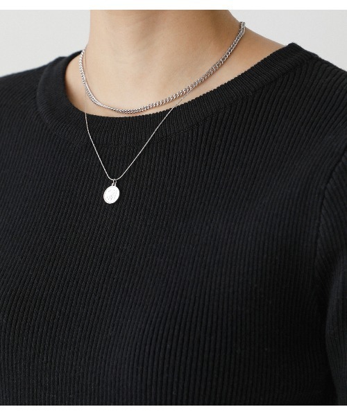 AZUL by moussy（アズールバイマウジー）の「SLEEVE BUTTON RIB KNIT TOPS/スリーブボタンリブニットトップス（ニット/セーター・レディース・ブルー/ブラック/オフホワイト/ピンク・SMALL/MEDIUM）」の20枚目の写真