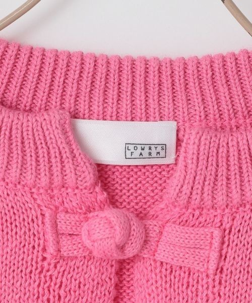 LOWRYS FARM(ローリーズファーム)の「ニットチャイナベスト 261277(ベスト・キッズ・ブラック/ピンク/アイボリー/オレンジ/イエロー・110cm/120cm/130cm/140cm/150cm)」の13枚目の写真