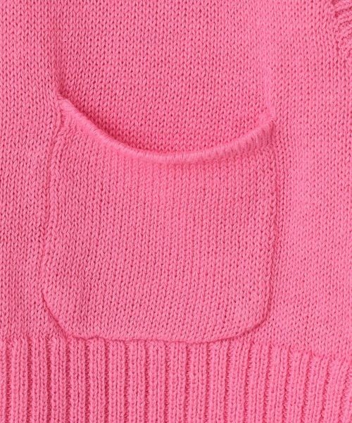 LOWRYS FARM(ローリーズファーム)の「ニットチャイナベスト 261277(ベスト・キッズ・ブラック/ピンク/アイボリー/オレンジ/イエロー・110cm/120cm/130cm/140cm/150cm)」の15枚目の写真