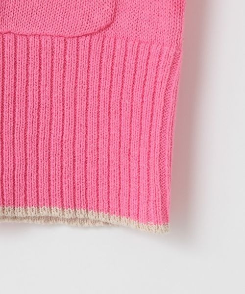 LOWRYS FARM(ローリーズファーム)の「ニットチャイナベスト 261277(ベスト・キッズ・ブラック/ピンク/アイボリー/オレンジ/イエロー・110cm/120cm/130cm/140cm/150cm)」の6枚目の写真