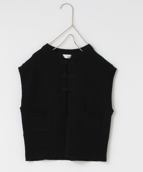 LOWRYS FARM(ローリーズファーム)の「ニットチャイナベスト 261277(ベスト・キッズ・ブラック/ピンク/アイボリー/オレンジ/イエロー・110cm/120cm/130cm/140cm/150cm)」の17枚目の写真