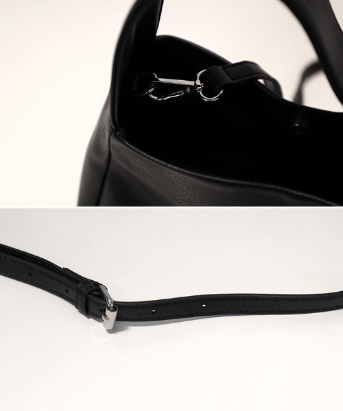 select MOCA by sayo(セレクトモカバイサヨ)の「【ZOZO限定】フェイクレザーワイドハンドルバッグ(ハンドバッグ・レディース・ブラウン/ブラック・FREE)」の13枚目の写真