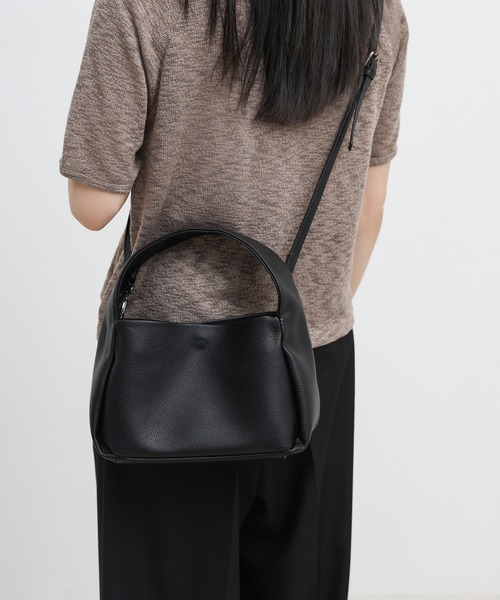 select MOCA by sayo(セレクトモカバイサヨ)の「【ZOZO限定】フェイクレザーワイドハンドルバッグ(ハンドバッグ・レディース・ブラウン/ブラック・FREE)」の22枚目の写真