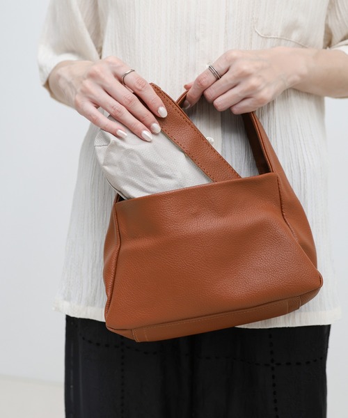 select MOCA by sayo(セレクトモカバイサヨ)の「【ZOZO限定】フェイクレザーワイドハンドルバッグ(ハンドバッグ・レディース・ブラウン/ブラック・FREE)」の18枚目の写真
