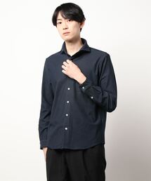 TETE HOMME | シャンブレートリコットストレッチシャツ(シャツ/ブラウス)