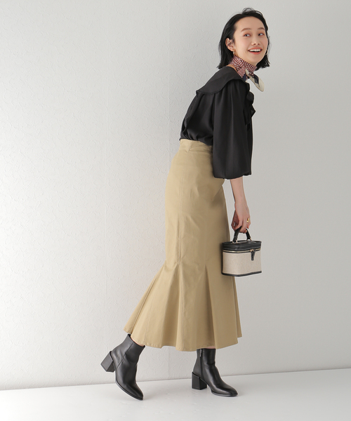 Simplicite（サンプリシテ）の「Assortスカーフ2（ストール/ショール・レディース・ブラック/ホワイト/レッド/ブラウン/ブルー・FREE）」の20枚目の写真