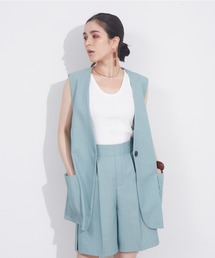 NOMINE | ノーカラーベスト【セットアップ対応】(ベスト)