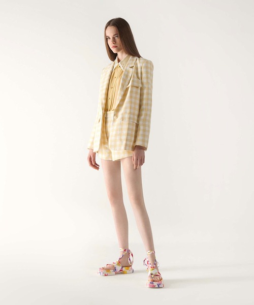 CHARLES & KEITH（チャールズ & キース）の「【販売終了】アレックスリサイクルポリエステル タイアラウンドトングサンダル / Alex Recycled Polyester Tie-Around Thong Sandals（サンダル・レディース・ブラック/オフホワイト/ミント/マルチ・22.5cm/23cm/23.5cm/24.5cm/25cm/25.5cm）」の22枚目の写真