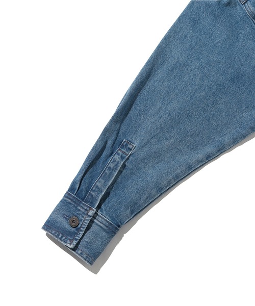 Levi's(リーバイス)の「Levi's(R) RED ユーティリティシャツ SACRAMENTO RIVER BLUE TOP(シャツ/ブラウス・レディース・ブルー・S/XS/M)」の10枚目の写真