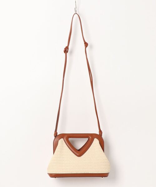 kakatoo（カカトゥ）の「カカトゥ kakatoo / 三角くり手2wayハンドバッグ（ハンドバッグ・レディース・オレンジ/ブラウン/ブラック・FREE）」の3枚目の写真