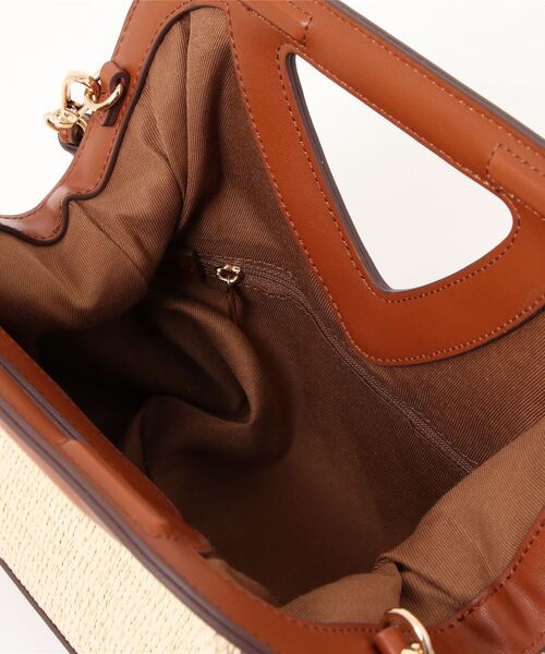 kakatoo（カカトゥ）の「カカトゥ kakatoo / 三角くり手2wayハンドバッグ（ハンドバッグ・レディース・オレンジ/ブラウン/ブラック・FREE）」の7枚目の写真