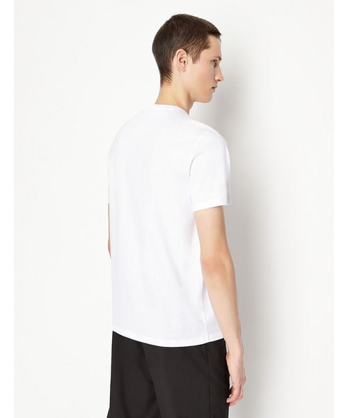 ARMANI EXCHANGE(アルマーニエクスチェンジ)の「【A|X アルマーニ エクスチェンジ】A|Xロゴ 半袖クルーネックTシャツ/REGULAR(Tシャツ/カットソー・メンズ・ホワイト/ブラック/ネイビー・SMALL/MEDIUM/LARGE/X-LARGE/X-SMALL)」の8枚目の写真