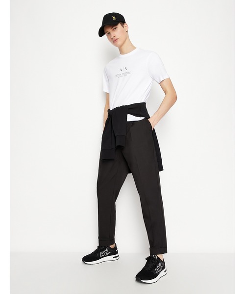 ARMANI EXCHANGE(アルマーニエクスチェンジ)の「【A|X アルマーニ エクスチェンジ】A|Xロゴ 半袖クルーネックTシャツ/REGULAR(Tシャツ/カットソー・メンズ・ホワイト/ブラック/ネイビー・SMALL/MEDIUM/LARGE/X-LARGE/X-SMALL)」の7枚目の写真