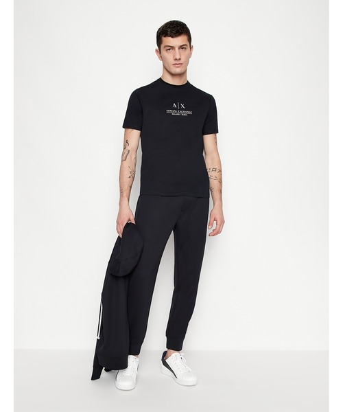 ARMANI EXCHANGE(アルマーニエクスチェンジ)の「【A|X アルマーニ エクスチェンジ】A|Xロゴ 半袖クルーネックTシャツ/REGULAR(Tシャツ/カットソー・メンズ・ホワイト/ブラック/ネイビー・SMALL/MEDIUM/LARGE/X-LARGE/X-SMALL)」の15枚目の写真