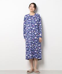 TSUMORI CHISATO SLEEP ワンピース 夏 宇宙柄 空 猫 ラメ tsumori chisato SLEEP ツモリチサト ワコール wacoal