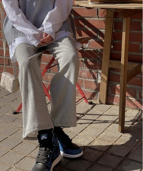 SONA（ソナ）の「SONYUNARA [企画]神シルエットスウェットバンディングパンツ（スウェットパンツ・レディース・ブラック/グレー/ライトベージュ・150/160）」の3枚目の写真