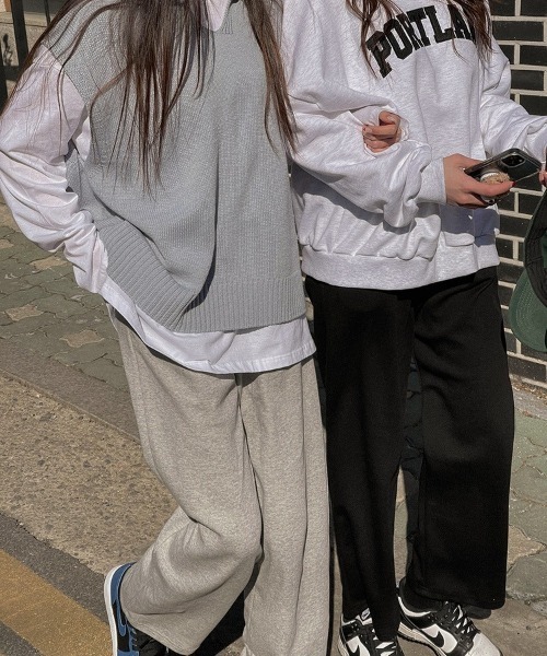 SONA（ソナ）の「SONYUNARA [企画]神シルエットスウェットバンディングパンツ（スウェットパンツ・レディース・ブラック/グレー/ライトベージュ・150/160）」の13枚目の写真