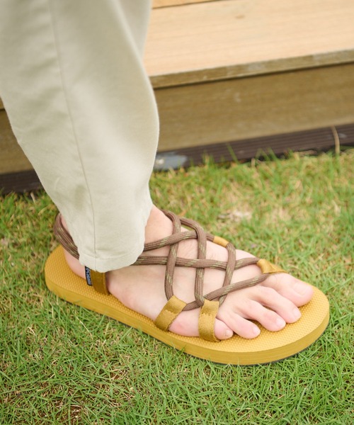 vintage Columbia ブラック ワラーチ サンダル　26.5 vintage Columbia ブラック ワラーチ サンダル 26.5