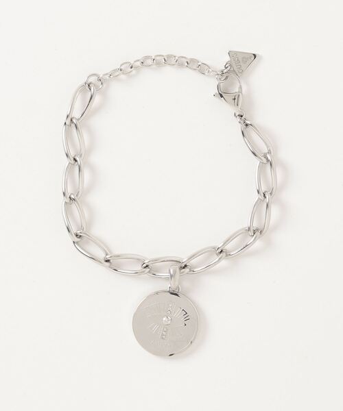 Guess（ゲス）の「TALISMANIA 20mm Eye Coin Big Chain Bracelet（ブレスレット・レディース・シルバー/ゴールド・SMALL）」の5枚目の写真