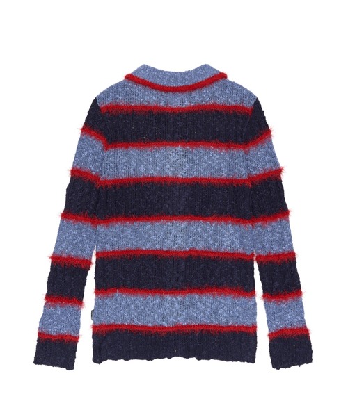 SCULPTOR（スカルプター）の「Mixed Yarn Collared Cardigan/ミックスヤーンカラーカーディガン（カーディガン/ボレロ・レディース・ブラウン/イエロー/ブルー/ミント・MEDIUM/SMALL）」の12枚目の写真