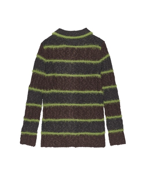 SCULPTOR（スカルプター）の「Mixed Yarn Collared Cardigan/ミックスヤーンカラーカーディガン（カーディガン/ボレロ・レディース・ブラウン/イエロー/ブルー/ミント・MEDIUM/SMALL）」の19枚目の写真