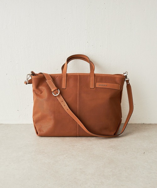 《GIANNI NATARO CAROL J》レザーメッシュバッグ