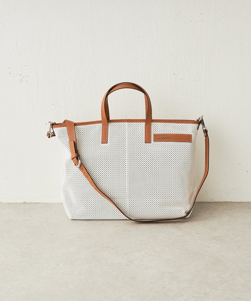 《GIANNI NATARO CAROL J》レザーメッシュバッグ