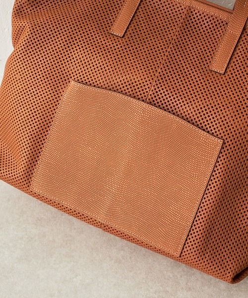 《GIANNI NATARO CAROL J》レザーメッシュバッグ