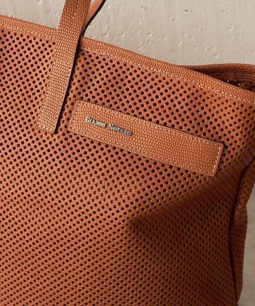 《GIANNI NATARO CAROL J》レザーメッシュバッグ