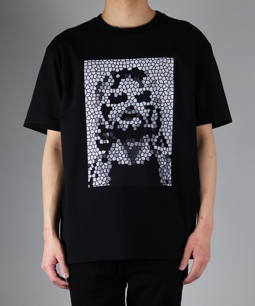 NUMBER (N)INE(ナンバーナイン)の「NUMBER (N)INE / ナンバーナイン MOSAIC T-SHIRT/モザイクプリント加工 Tシャツ(Tシャツ/カットソー・メンズ・ブラック系1/ブラック系2/ブラック系3/ブラック系4/ブラック系5/ブラック系6・2/4/3/5)」の5枚目の写真