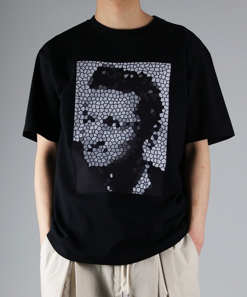NUMBER (N)INE(ナンバーナイン)の「NUMBER (N)INE / ナンバーナイン MOSAIC T-SHIRT/モザイクプリント加工 Tシャツ(Tシャツ/カットソー・メンズ・ブラック系1/ブラック系2/ブラック系3/ブラック系4/ブラック系5/ブラック系6・2/4/3/5)」の16枚目の写真
