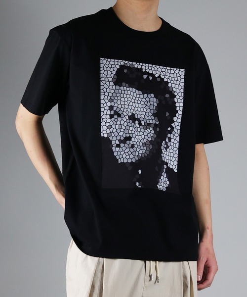 NUMBER (N)INE(ナンバーナイン)の「NUMBER (N)INE / ナンバーナイン MOSAIC T-SHIRT/モザイクプリント加工 Tシャツ(Tシャツ/カットソー・メンズ・ブラック系1/ブラック系2/ブラック系3/ブラック系4/ブラック系5/ブラック系6・2/4/3/5)」の18枚目の写真