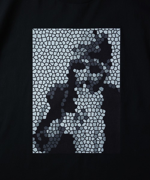 NUMBER (N)INE(ナンバーナイン)の「NUMBER (N)INE / ナンバーナイン MOSAIC T-SHIRT/モザイクプリント加工 Tシャツ(Tシャツ/カットソー・メンズ・ブラック系1/ブラック系2/ブラック系3/ブラック系4/ブラック系5/ブラック系6・2/4/3/5)」の9枚目の写真