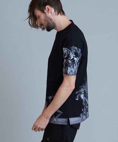 Tシャツ mt7884-Withered flowerﾌﾟﾘﾝﾄC-N-T Tシャツ（Tシャツ/カットソー）｜NO