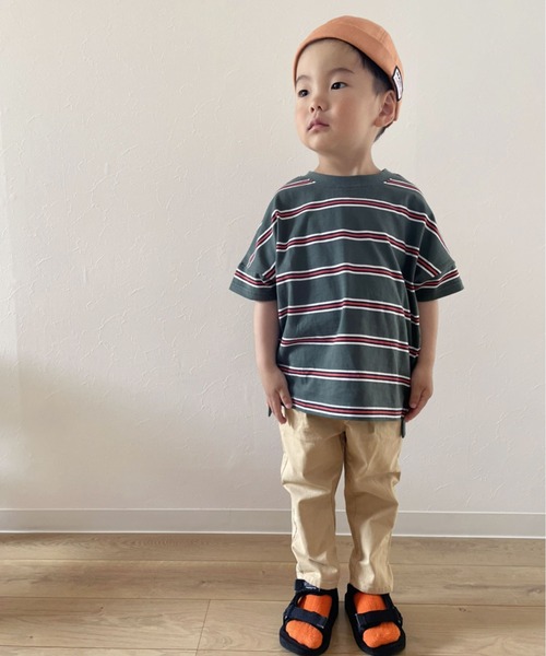 Bambin（ボンバン）の「【 Bambin / ボンバン 】 キッズ ロールキャップ（キャップ・キッズ・ブラック/ブルー/オレンジ/カーキ・FREE）」の4枚目の写真