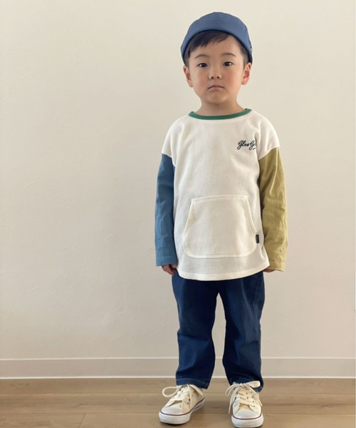 Bambin（ボンバン）の「【 Bambin / ボンバン 】 キッズ ロールキャップ（キャップ・キッズ・ブラック/ブルー/オレンジ/カーキ・FREE）」の9枚目の写真