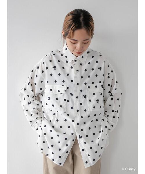 MICKY様 シャツ 1アイボリー MICKY様 シャツ 1アイボリー 80〜90's Disney MICKEY＆Co
